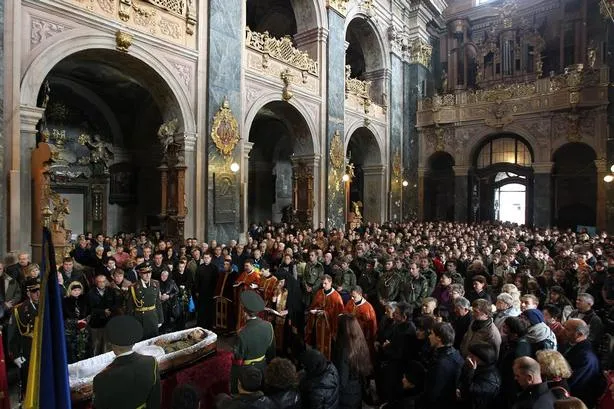 Віктор Гурняк знайшов вічний спокій на Личаківському кладовищі (Фоторепортаж) + (Відео) — фото 2