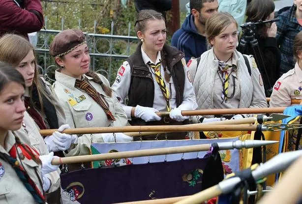 Віктор Гурняк знайшов вічний спокій на Личаківському кладовищі (Фоторепортаж) + (Відео) — фото 9