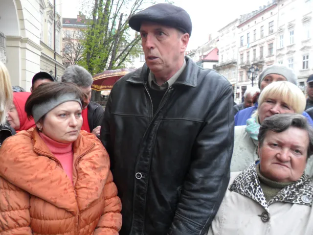 Робочий день Андрія Садового розпочався з обурених працівників ринку «Любінське сяйво» (Фоторепортаж) + (Відео) — фото 5