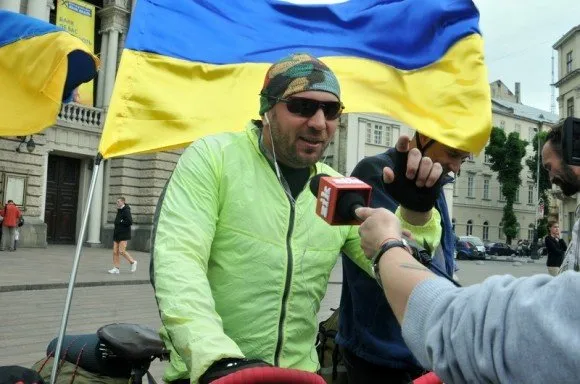 У Львові стартував велопробіг «Львів-Одеса», який маж показати єдність Українського народу (Фото) — фото 4