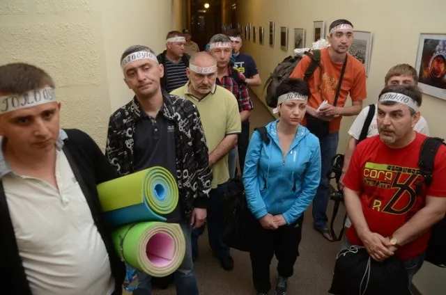 Сьогодні під кабінетом Садового, стоматологи оголосили голодування (Фоторепортаж) + (Відео) — фото 4