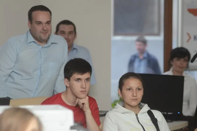 Під час «Ночі у Львові», одне із відділень «Кредобанку» стало майданчиком для акторів (Фоторепортаж) + (Відео) — фото 7