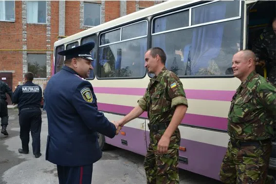 До Львова із зони АТО повернулося понад півсотні правоохоронців (Фоторепортаж) — фото 1