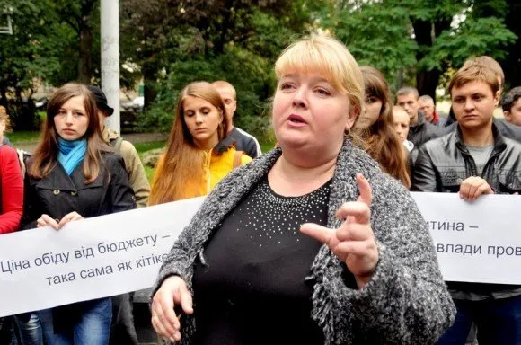 У Львові пройшов пікет проти неякісного шкільного харчування (Фоторепортаж) + (Відео) — фото 8