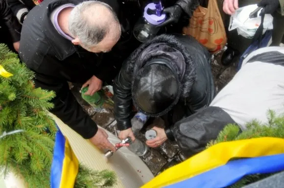 На площі Ринок відбулось загальноміське освячення води (Фоторепортаж) — фото 14